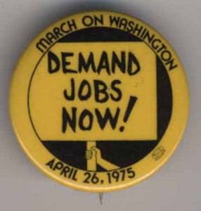 Demand Jobs Now! March on Washington April 26, 1975