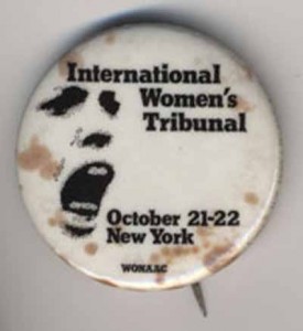International Womens Tribunal October 21-22 New York WONAAC